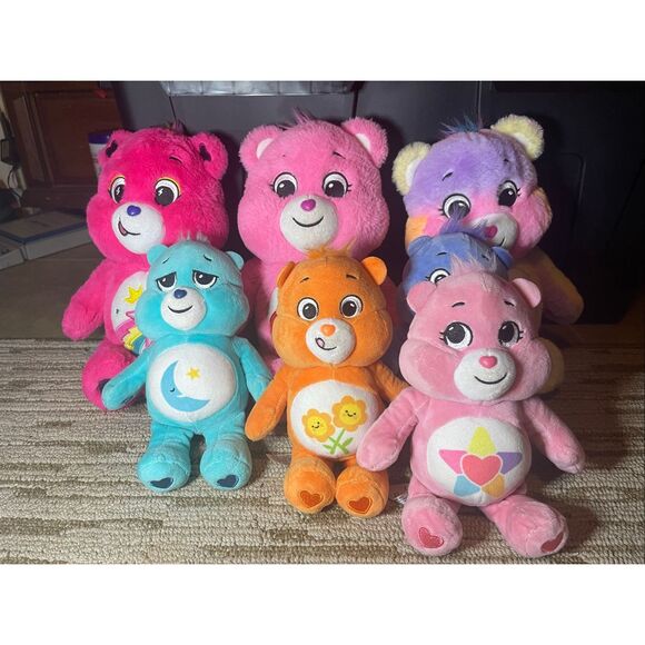 Care Bears Unlock the Magic 13” and 10” Plush Lot of 7 - Picture 7 of 7